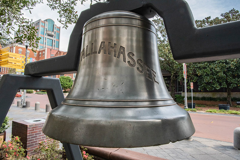 an image of the historic uss tallahassee bell.